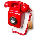 GPO 746 WALL Push Button Red