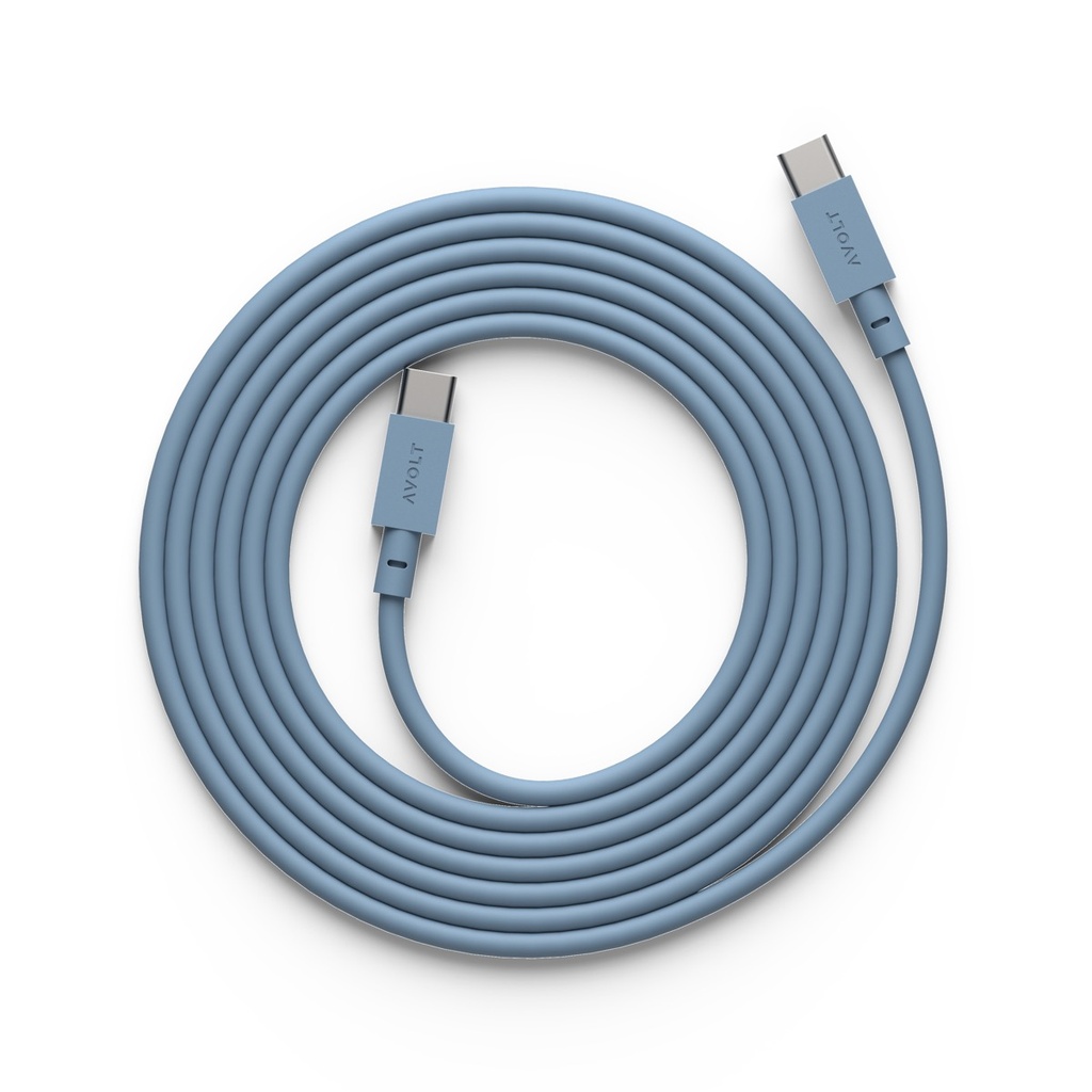 Cable 1 USB C to USB C 2m Shark Blue