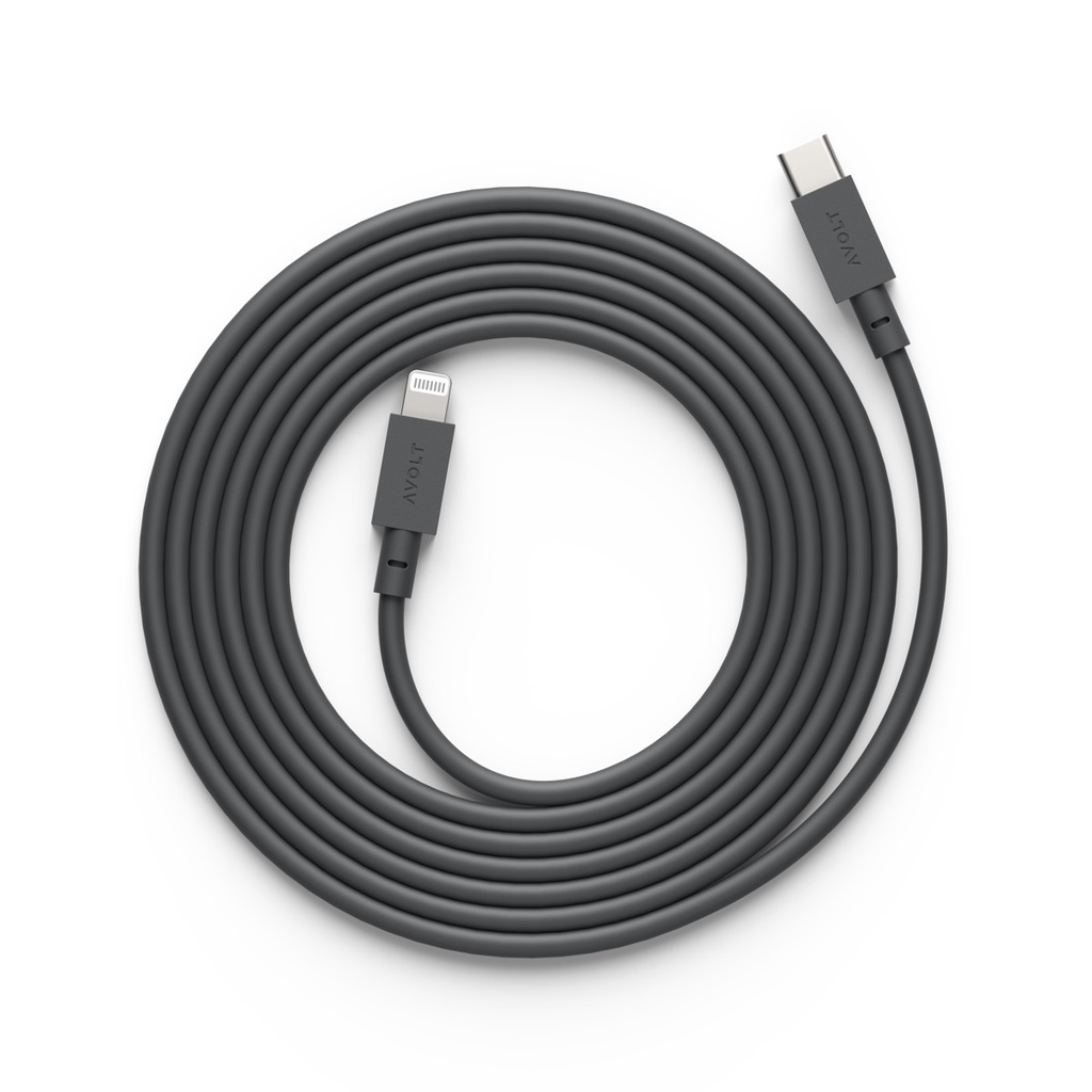 Cable 1 USB-C to LIGHTNING 2m Stockholm Black