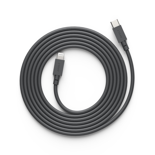 [C1CL-IN20-18SB] Cable 1 USB-C to LIGHTNING 2m Stockholm Black