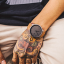 Khorshid Betong Betong/Tea Brown Vegan Leather Strap