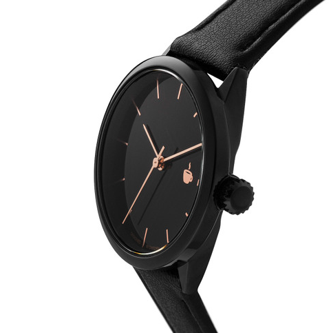 Khorshid Mini Fika Black / Black Vegan Leather Strap