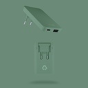 Recharger Plug Dual Pale Pine