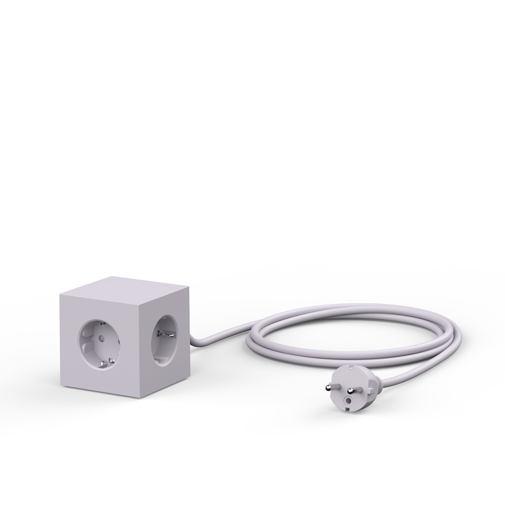Square 1 avec USB/Magnet et câble de 1,8 m Gris
