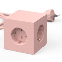 Square 1 avec USB/Magnet et câble de 1,8 m Rose
