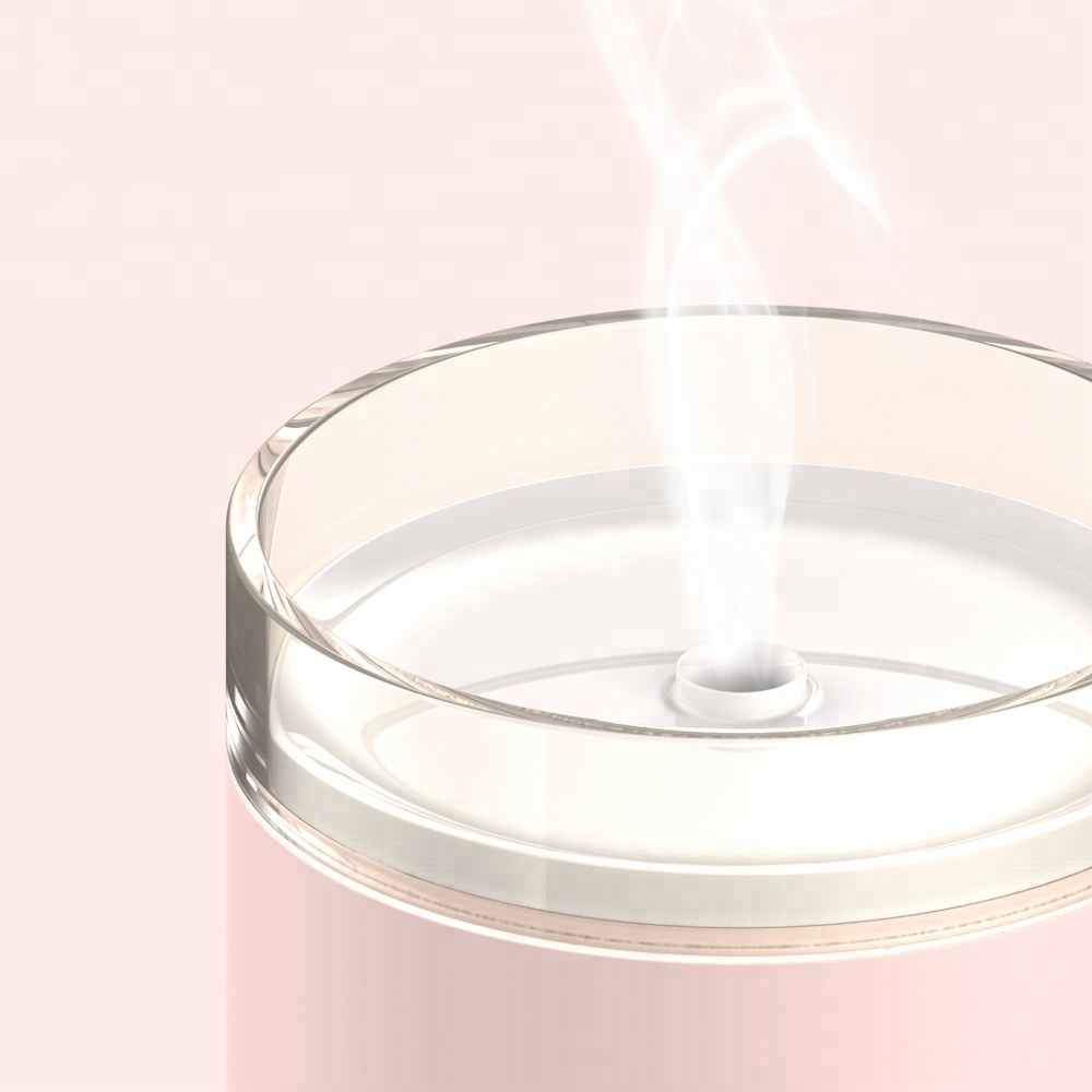 Candle Light Humidifier Pink