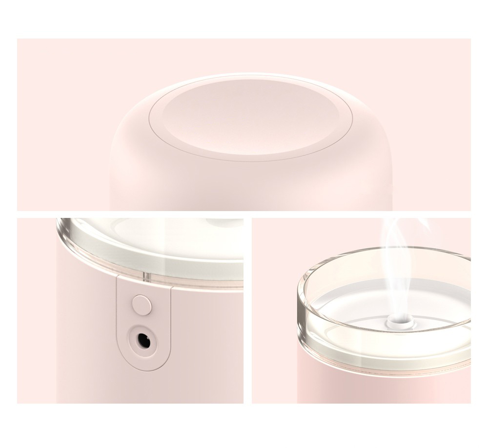 Candle Light Humidifier Pink
