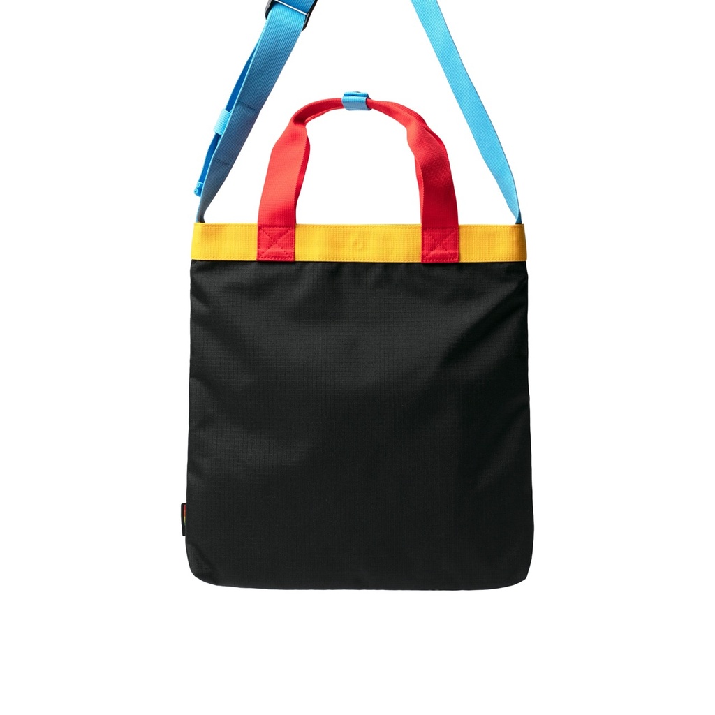 Recycled Ripstop Tote - Black/Multi