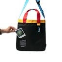 Recycled Ripstop Tote - Black/Multi