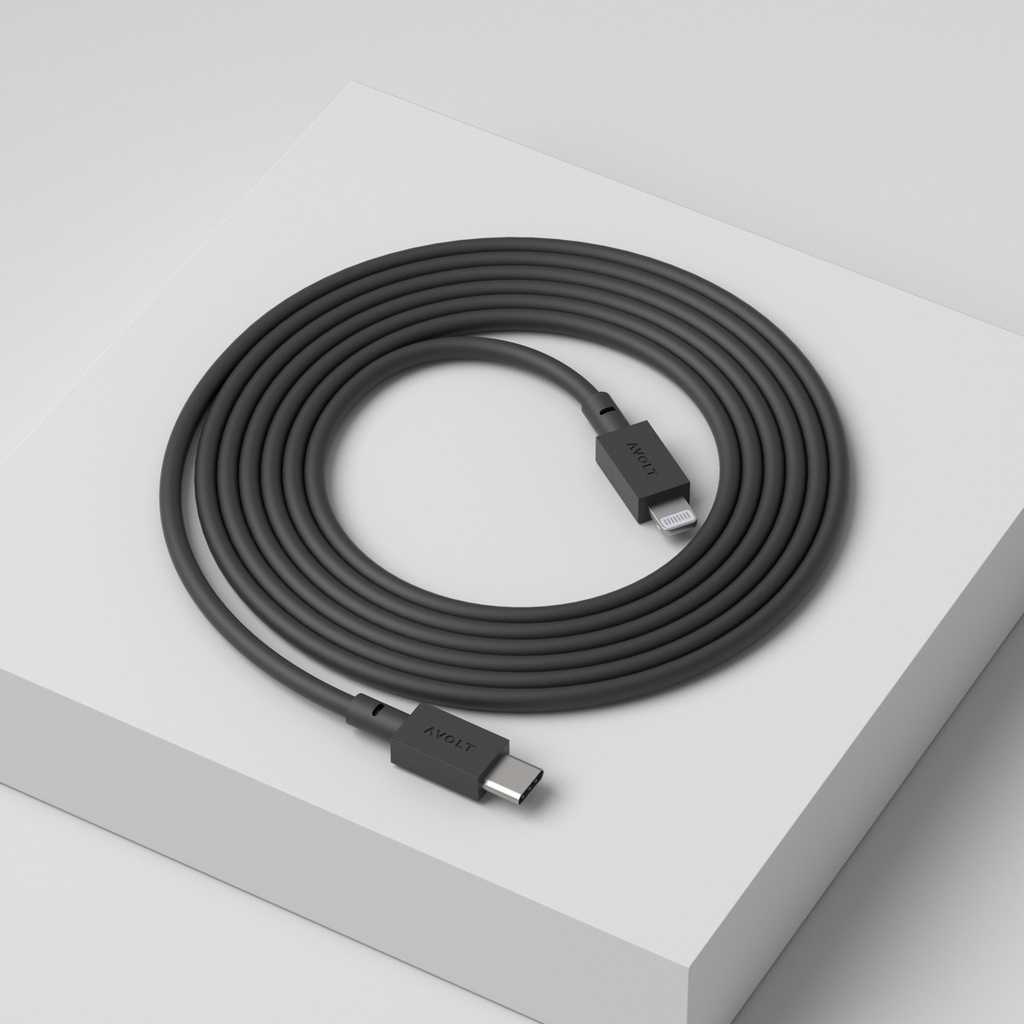 Cable 1 USB-C to LIGHTNING, 2m Stockholm Black