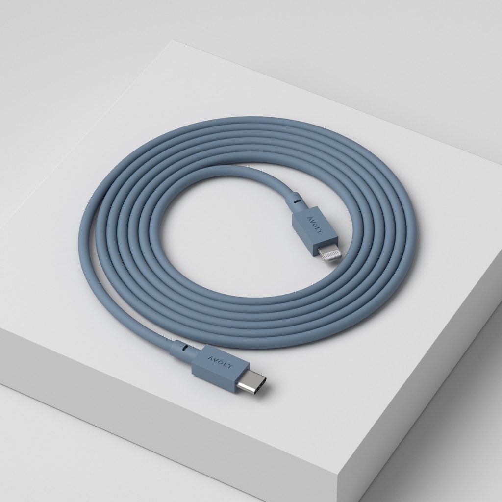 Cable 1 USB-C to LIGHTNING, 2m Shark Blue