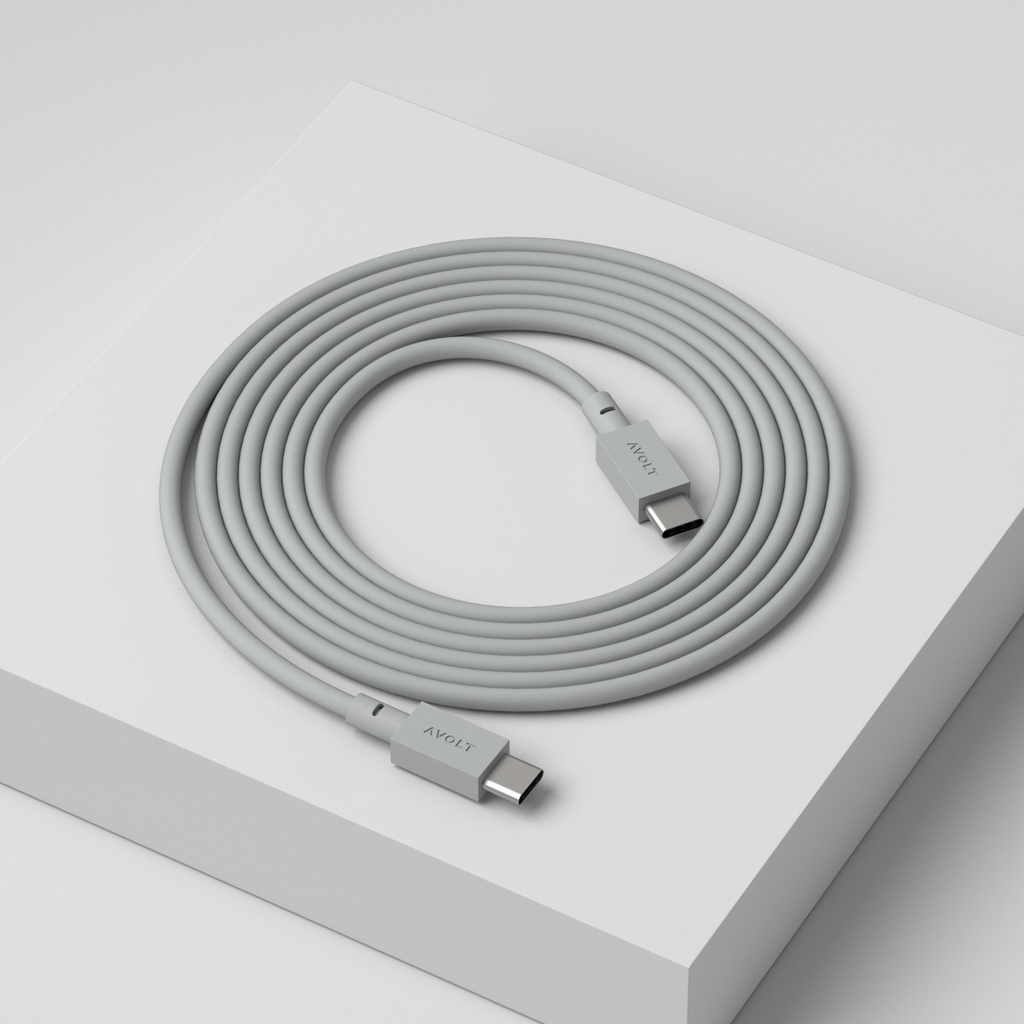 Cable 1 USB C to USB C,2m Gotland Gray
