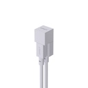 Square 1 avec USB-A  Magnet  + Câble 1 USB A vers Lightning 1.8 m Gris