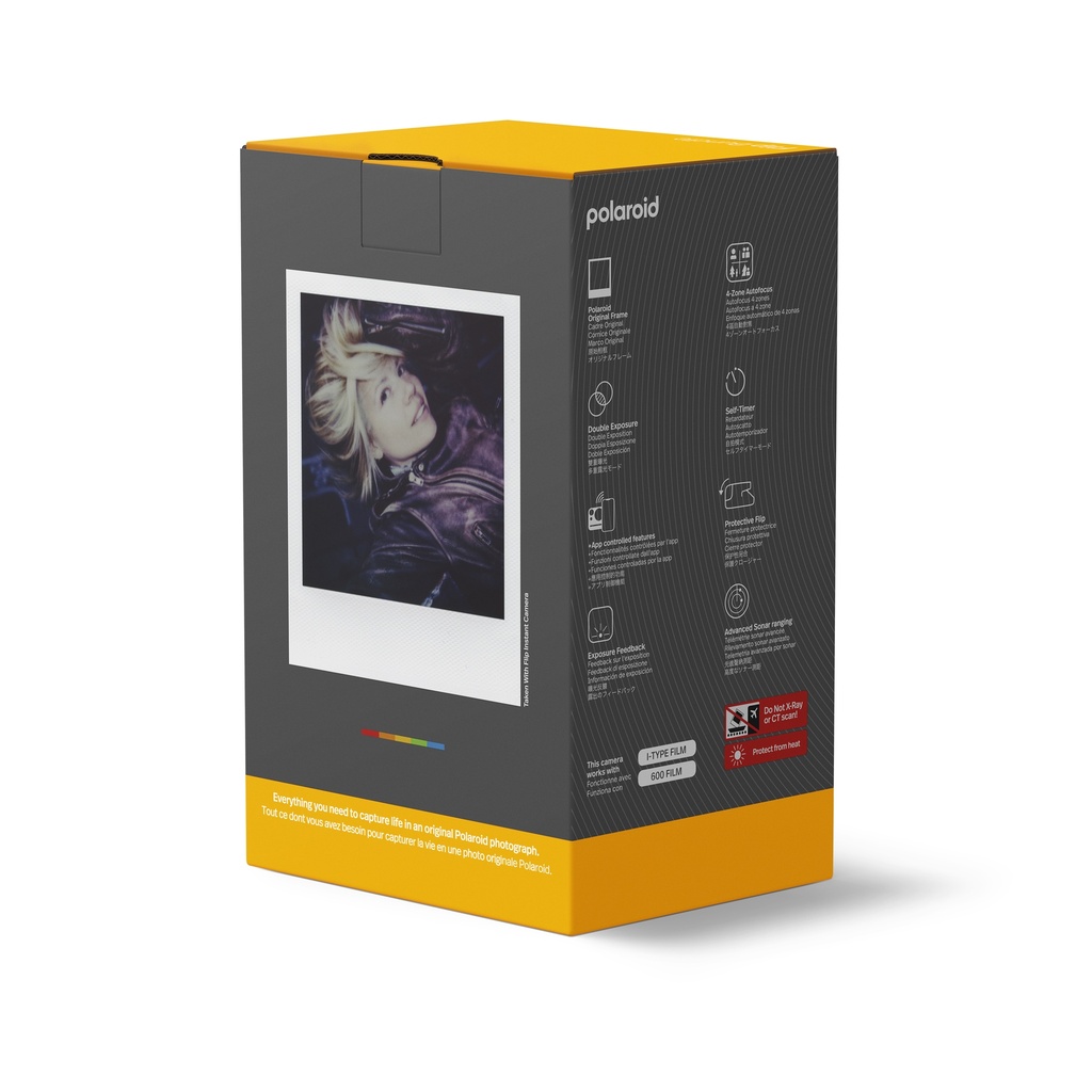 Flip Noir + Pack de films couleur (8 photos)