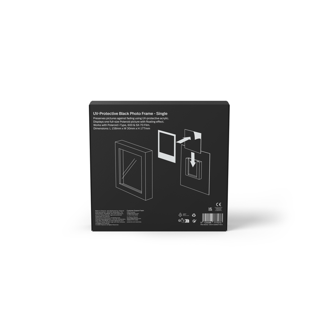 Studio Single Photo Frame - Black