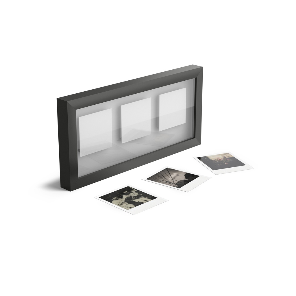 Studio Photo Frame Triptych - Black