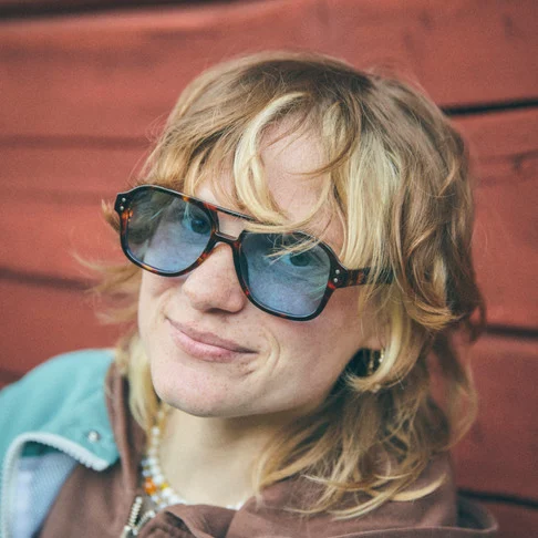 Cocas TURTLE BROWN / LIGHT BLUE