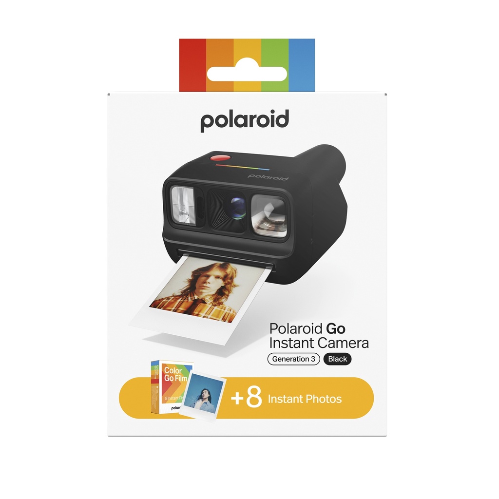 Go Gen 3 Black + Color Film Bundle ( 8 Photos)