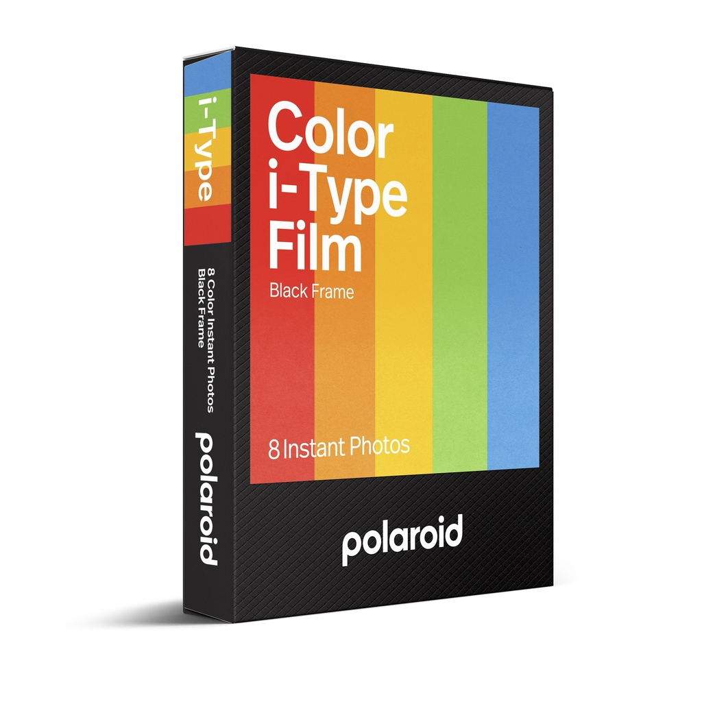 Polaroid Film Couleur pour i-Type – Cadre Noir  - 8 Photos 