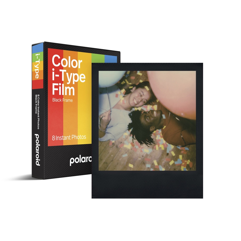 Polaroid Film Couleur pour i-Type – Cadre Noir  - 8 Photos 