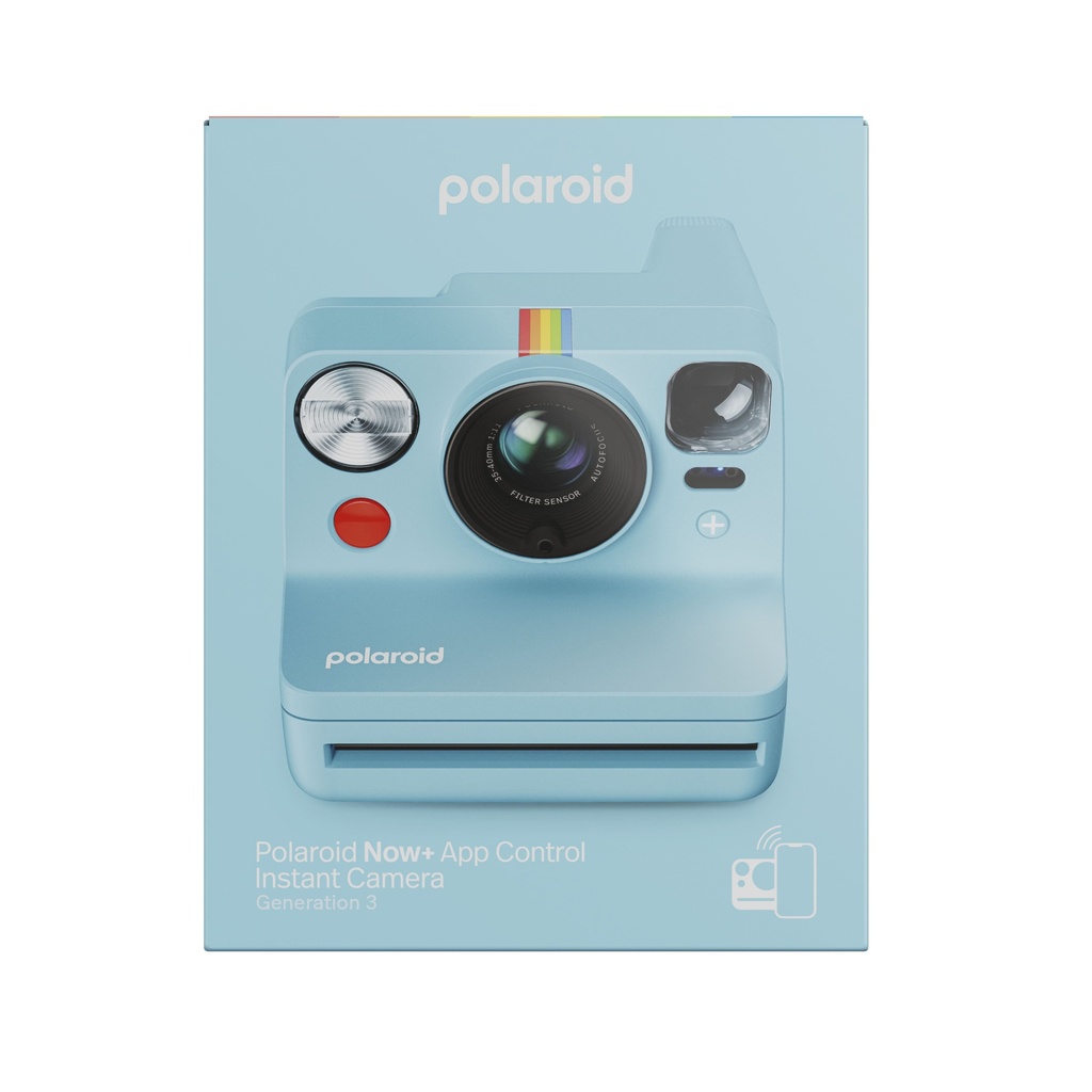 Appareil photo instantané Polaroid Now+ Gen 3 - Arctic Blue