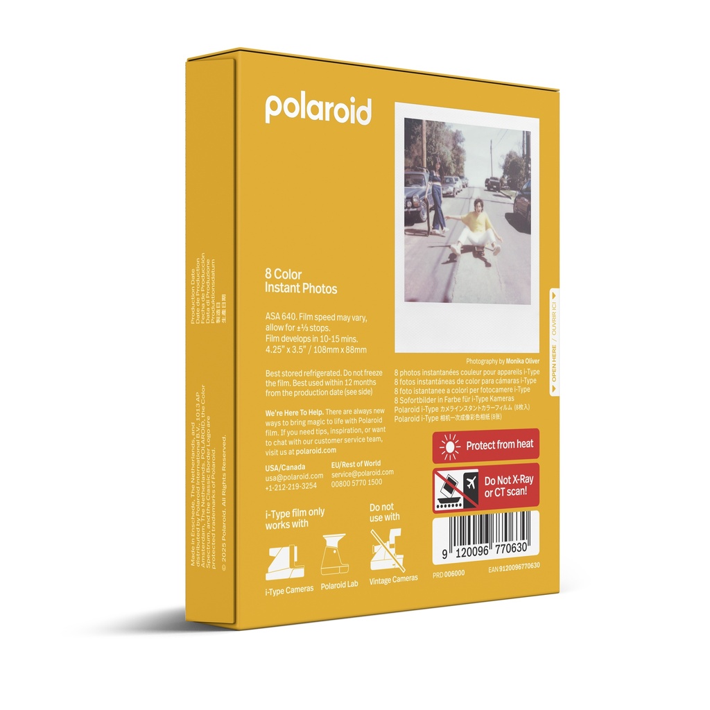 Polaroid Film Couleur pour i-Type  - 8 Photos 