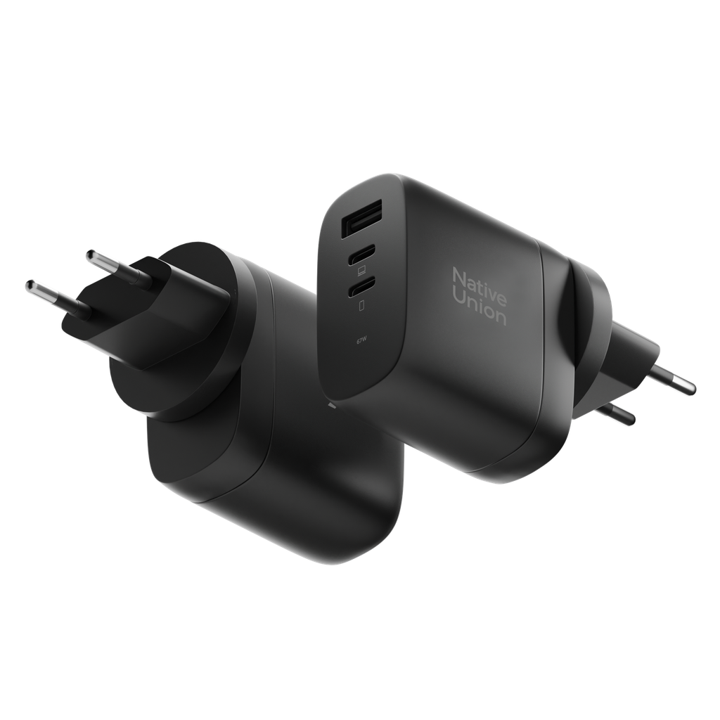 Native Union Chargeur USB-C GaN 67W Power 3 Ports