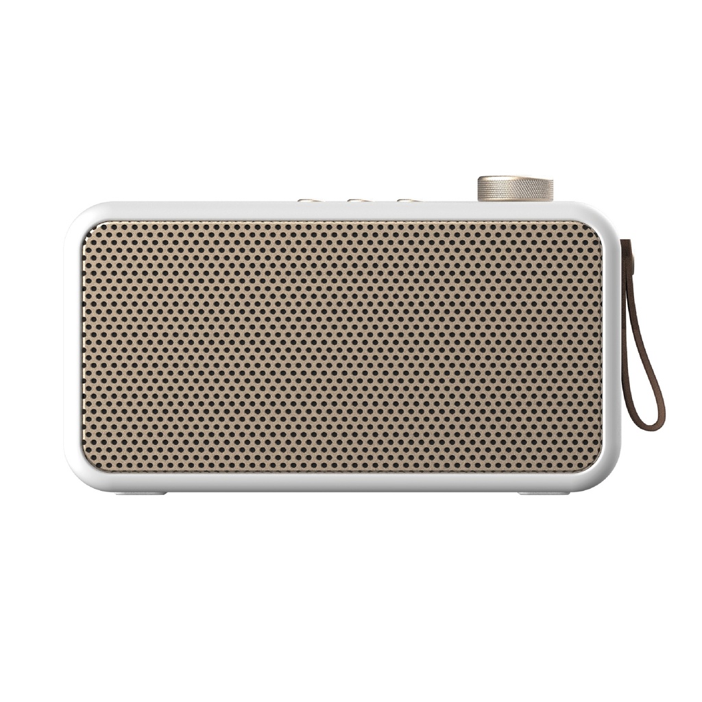 Kreafunk - Enceintes Bluetooth - Radio - Réveil - aTUNE White - 6w