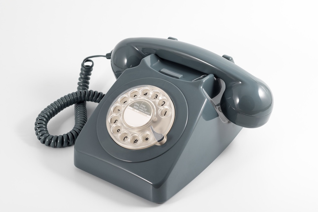 GPO   746 Rotary - Téléphone à Cadran Rotatif -   Grey
