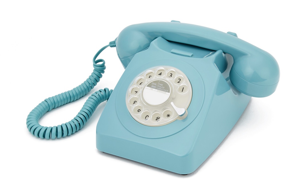 GPO   746 Rotary - Téléphone à Cadran Rotatif -  Blue