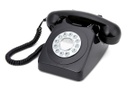 GPO  746 Push - Téléphone à Bouton Poussoir -   Black