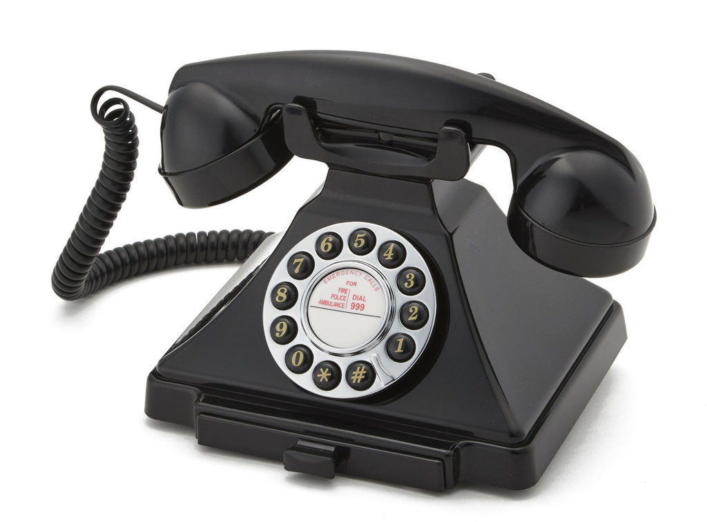 GPO  1929s CARRINGTON  - Téléphone à Bouton Poussoir - Black