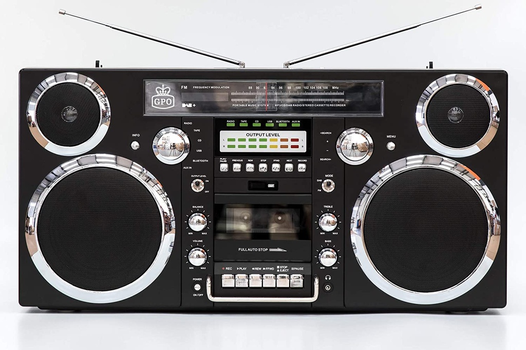 GPO Brooklyn Boombox Black