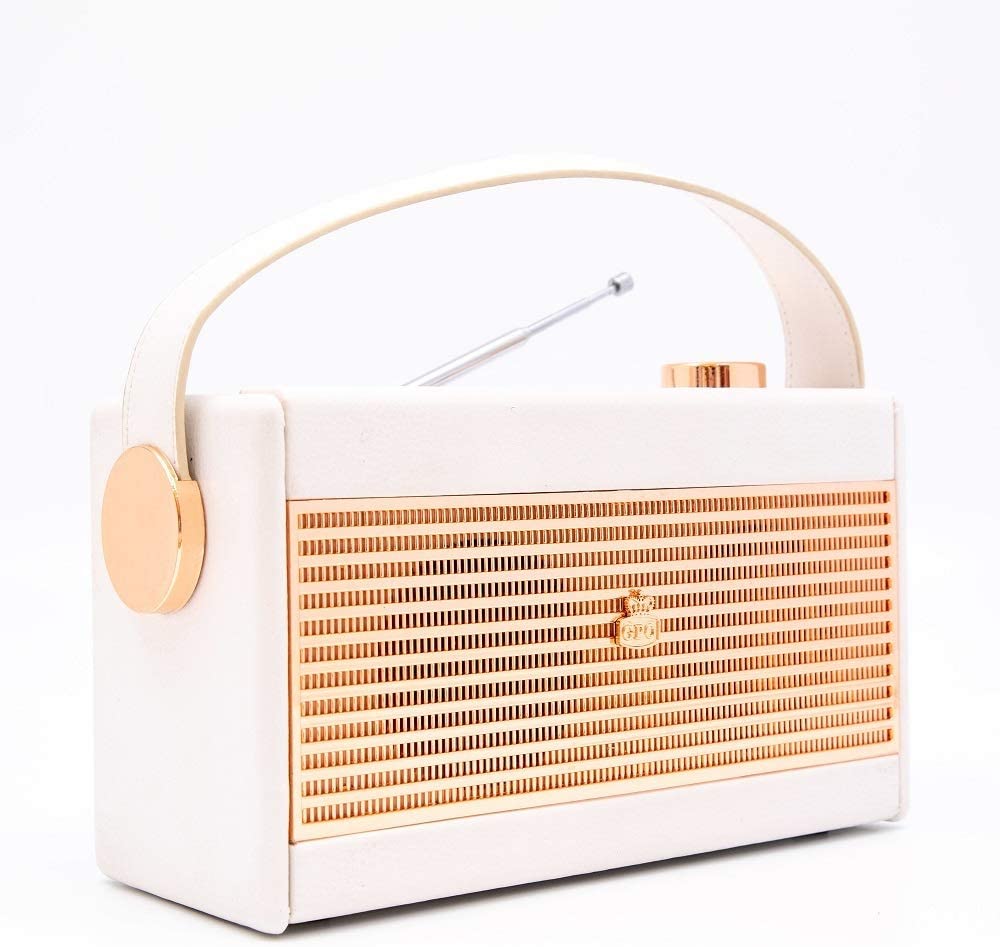 GPO Darcy Radio Analogic White / Gold