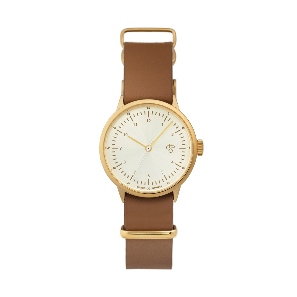 [14228GG] Harold Mini Rose Gold/Brown