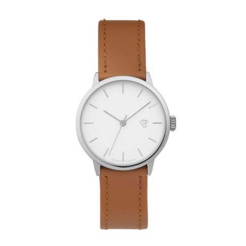 Khorshid Mini Silver/Brown Vegan Leather