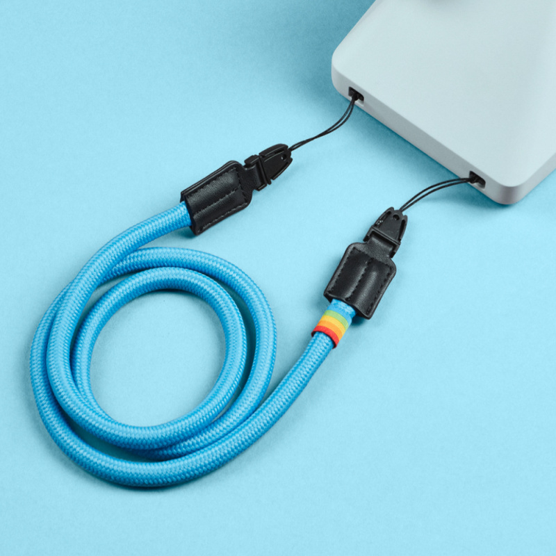 [006037] Polaroid Camera Strap Round - Blue
