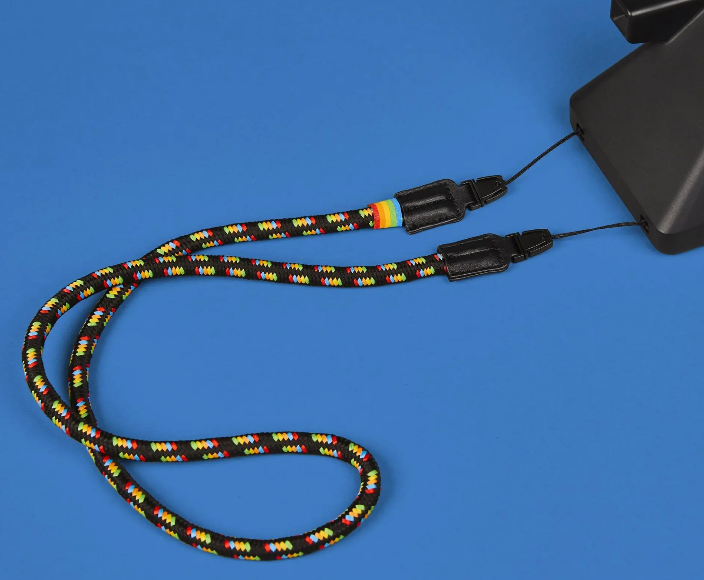 [006042] Polaroid Camera Strap Round - Rainbow