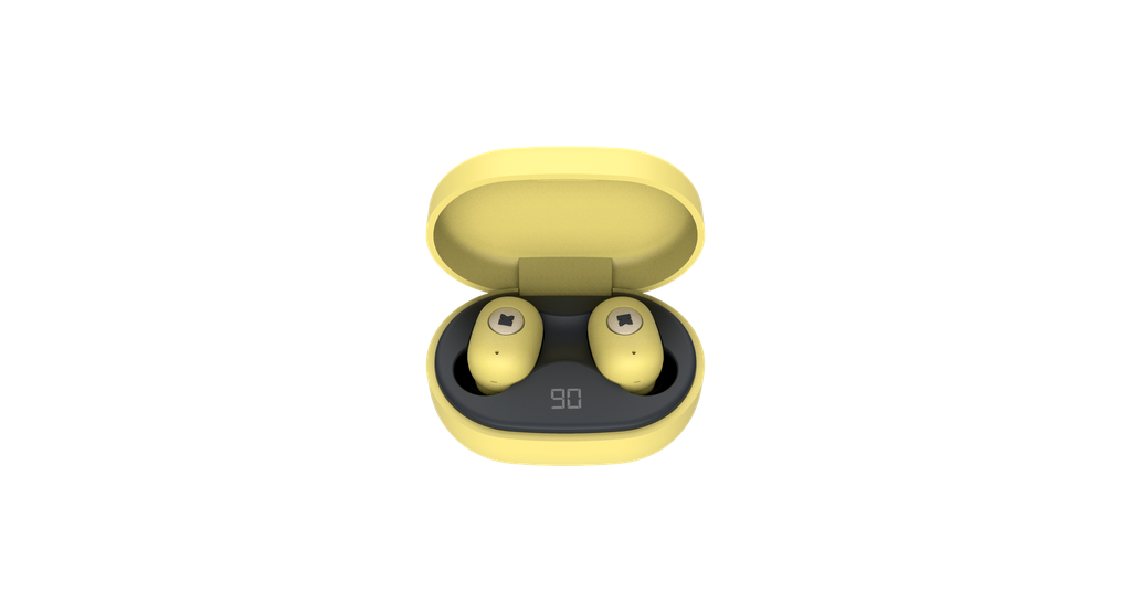 Kreafunk - Écouteurs Bluetooth Sans Fil - IP44 -  aBEAN - Fresh Yellow
