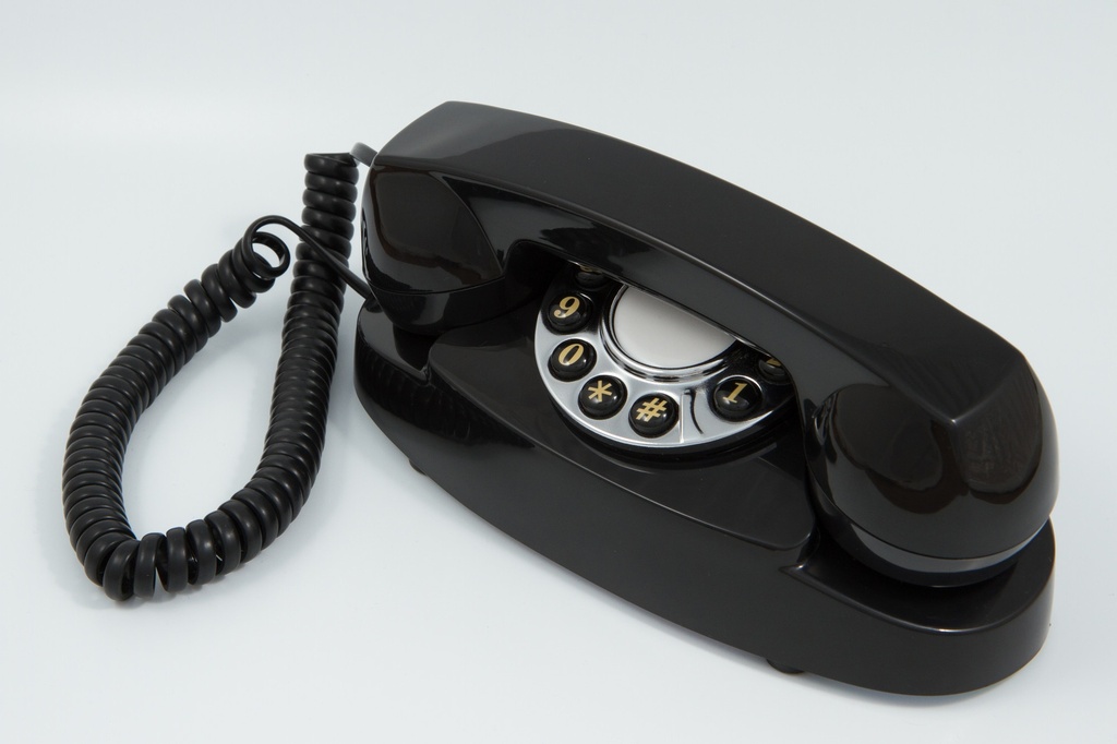 GPO  Audrey  - Téléphone à Bouton Poussoir - Black 