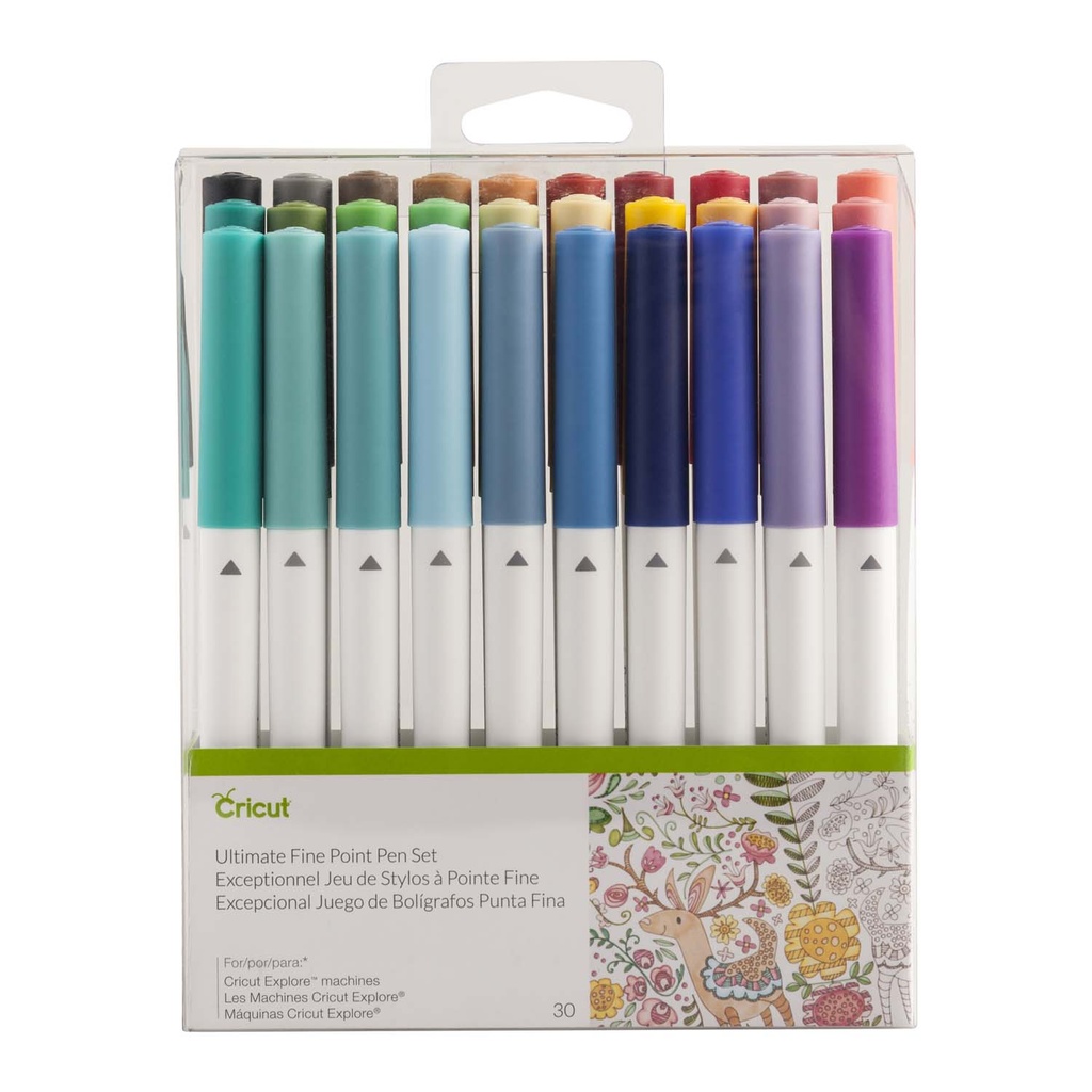 Kit complet de stylos à pointe fine (boîte de 30)