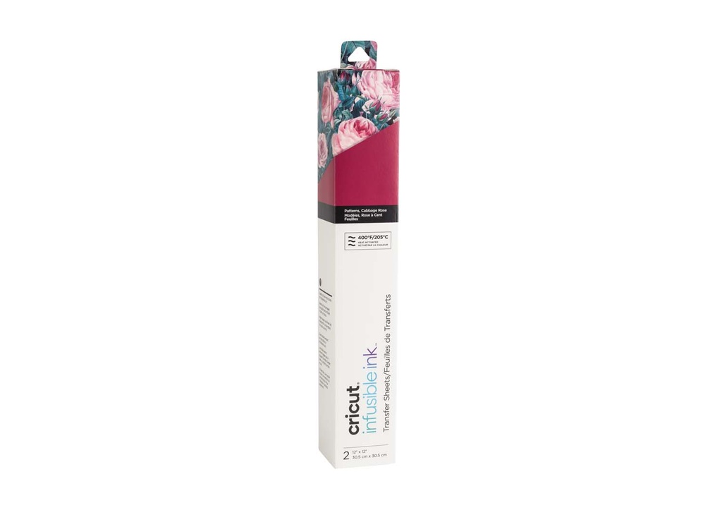 Motifs de feuilles de transfert Cricut® Infusible Ink™, Rosier cent-feuilles