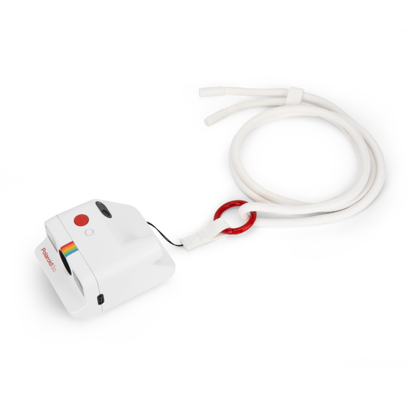 [6163] Polaroid Go Adjustable Camera Strap - Blanc