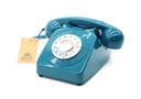 GPO  746 Push - Téléphone à Bouton Poussoir -  Azure Blue