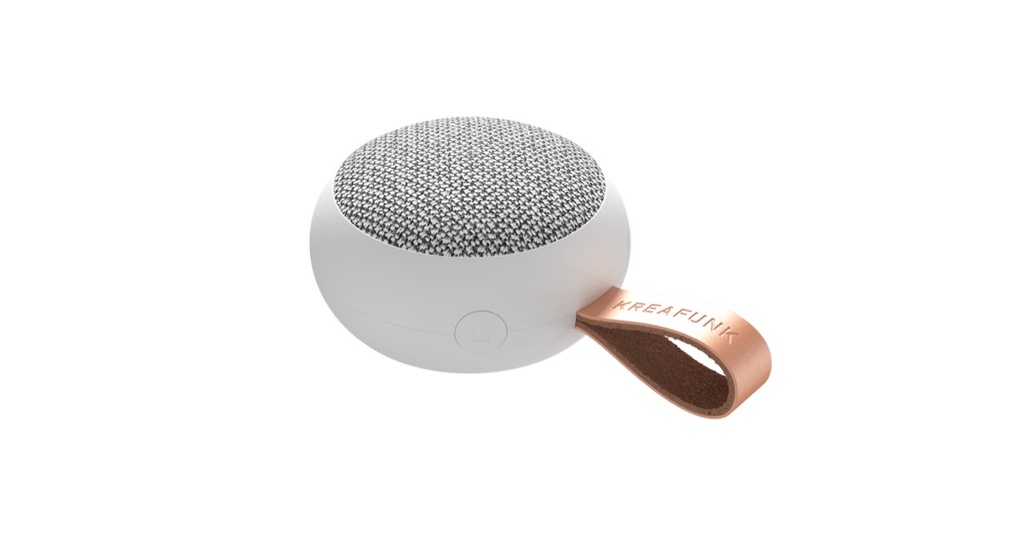 Kreafunk - Enceintes Bluetooth - aGO 2 fabric - White - 6W