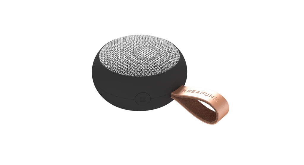 Kreafunk - Enceintes Bluetooth - aGO 2 fabric - Black - 6W