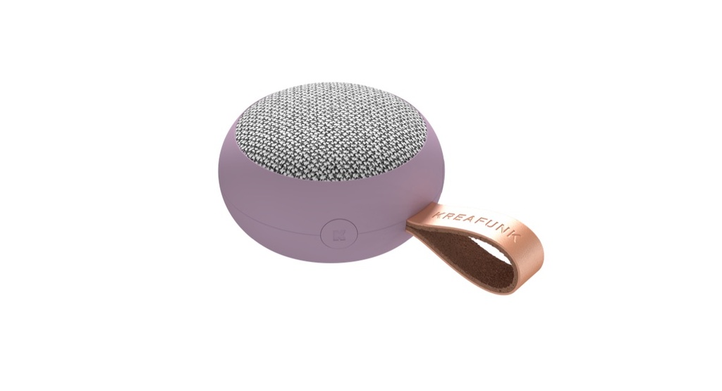 Kreafunk - Enceintes Bluetooth - aGO 2 fabric - Calm Purple - 6W