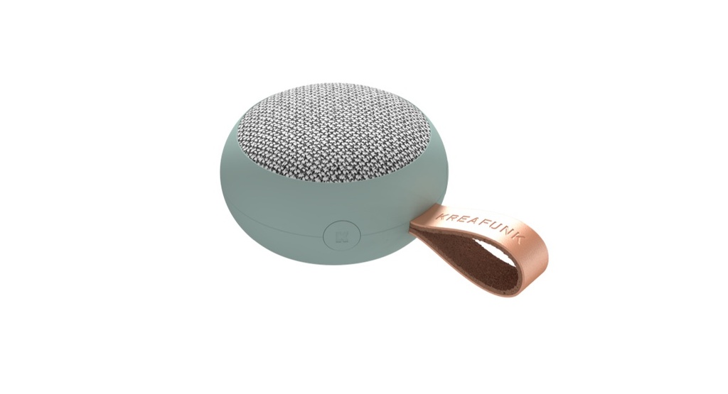 Kreafunk - Enceintes Bluetooth - aGO 2 fabric - Dusty Green - 6W