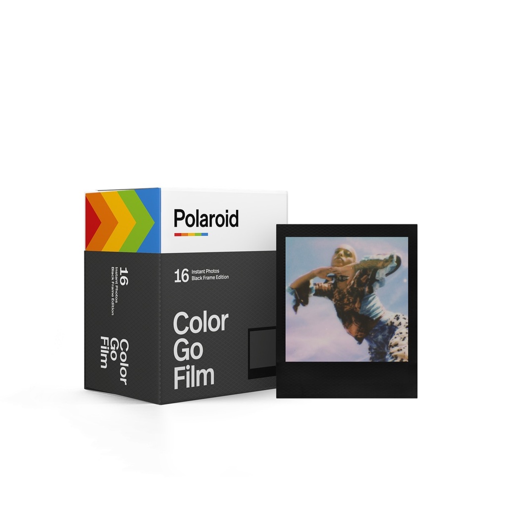 Polaroid Film couleur pour Go - Cadre Noir  - 16 Photos 