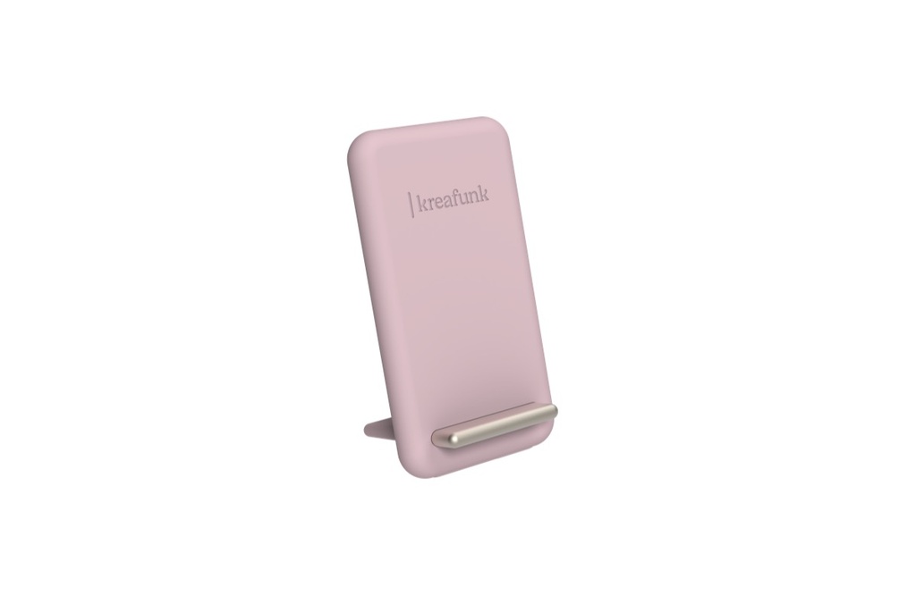 Kreafunk - Chargeurs Sans Fil - reCHARGE - Dusty Rose - 15 W